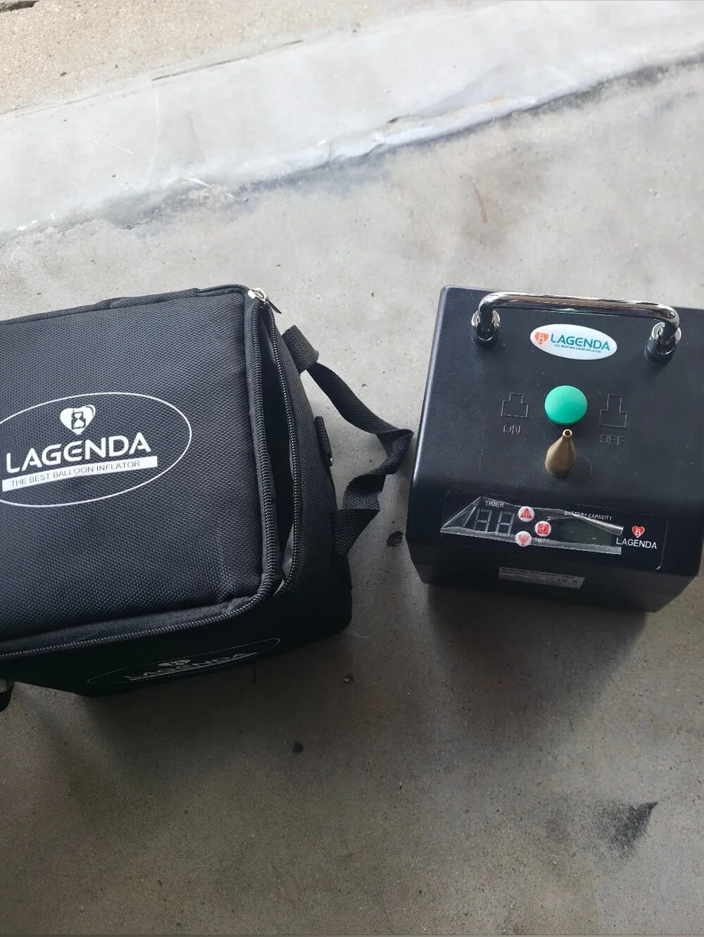 LAGENDA B231 Electric Balloon Pump Inflator with Carry Case Party Supplies